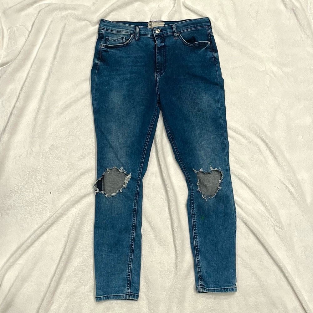 Free People Busted Knee Skinny Jeans Size 31